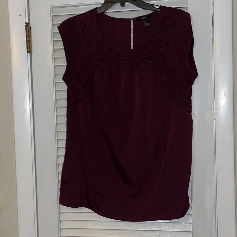 Dark Purple Womens Forever 21 top